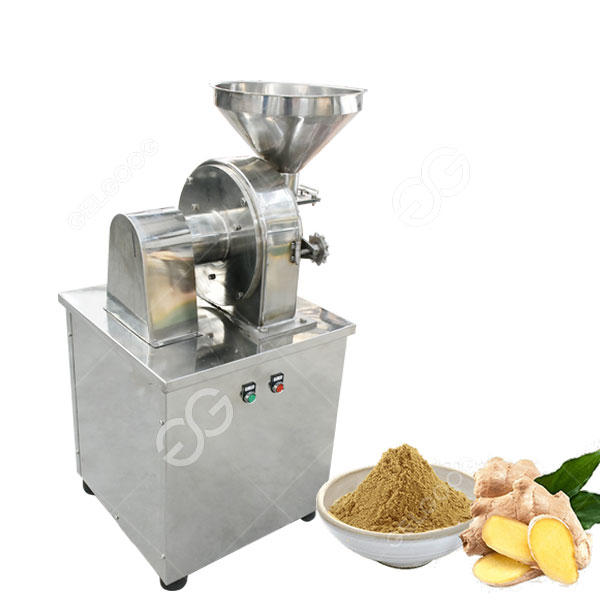 Máquina para moler y hacer polvo de jengibre a pequeña escala