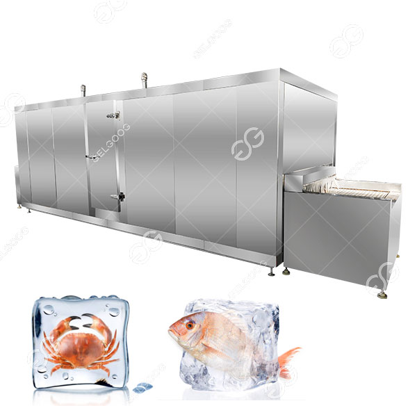 Máquina congeladora IQF para mariscos