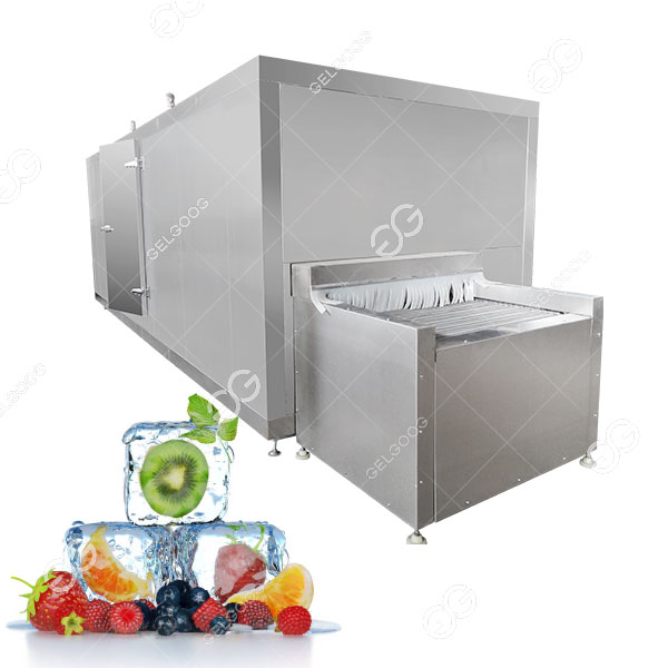 Máquina congeladora automática de frutas y verduras IQF 