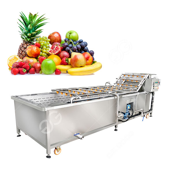 Lavadora comercial de burbujas de aire para frutas