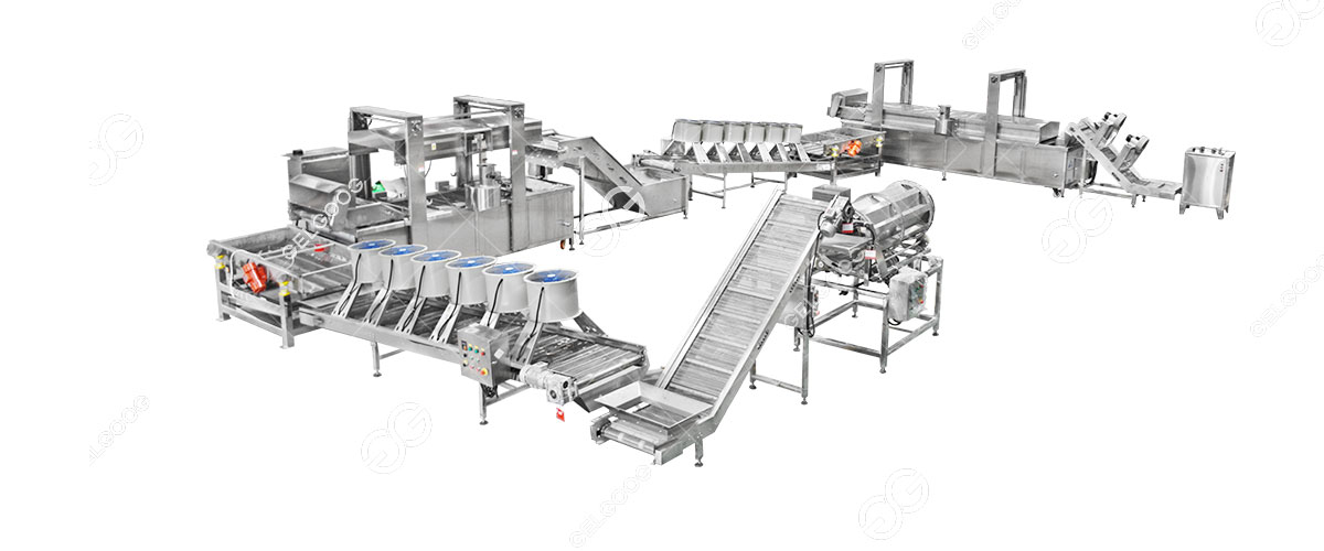 La línea de procesamiento