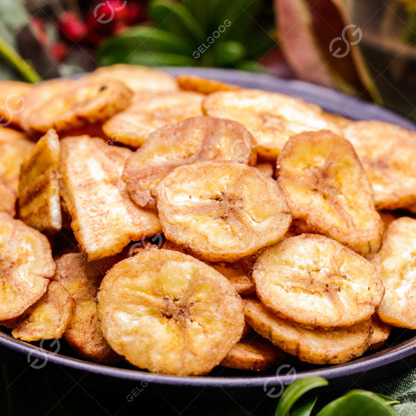 Línea automática de procesamiento de chips de plátano de la A a la Z